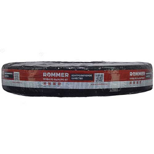 Труба Rommer stabil из сшитого полиэтилена PE-Xa/Al/PE-RT ф25х3.7 бухта 50 м