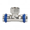 Пресс-тройник Zeissler ф22 мм х 1/2" х 22 мм ВПр-ВР-ВПр