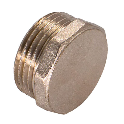 Заглушка никелированная Zeissler ф1/2" наружная резьба