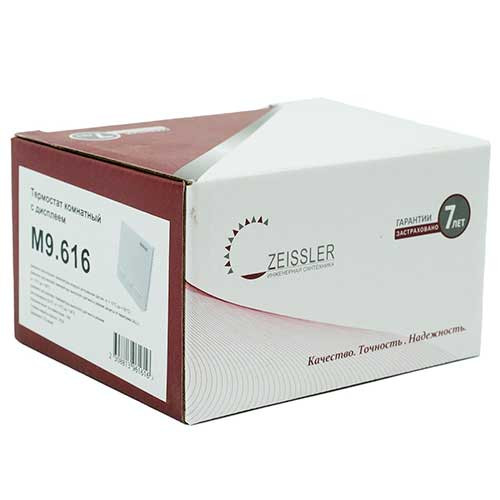 Термостат Zeissler M9 220В/3А белый