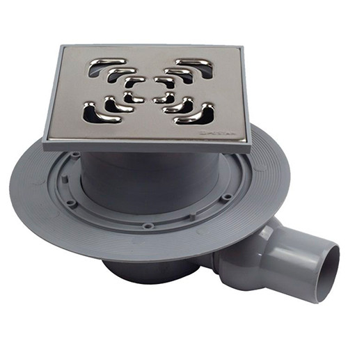 Трап Pestan Confluo Standard Square1 150х150/50 мм боковой сток