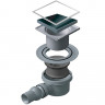 Трап Pestan Confluo Standard Black Glass 150х150/50 мм черное стекло глянец