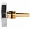Термометр биметаллический осевой с погружной гильзой STOUT корпус Dn 63 мм, гильза 50 мм 1/2 , 0...120°С